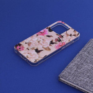Husa telefon iPhone 13 Pro - Techsuit Marble Series - Mary Berry Nude - Img 4