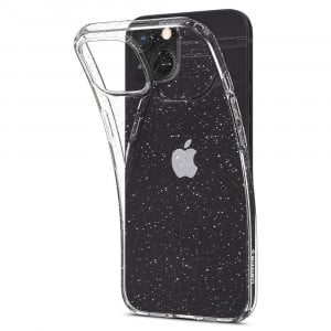 Husa telefon iPhone 13 - Spigen Liquid Crystal Glitter - Crystal Quartz - Img 4