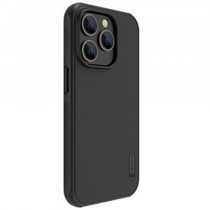 Husa telefon iPhone 14 Pro Max - Nillkin Super Frosted Shield Pro - Black - Img 3