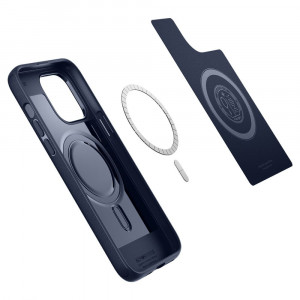Husa telefon iPhone 14 Pro Max - Spigen Mag Armor - Navy Blue - Img 4