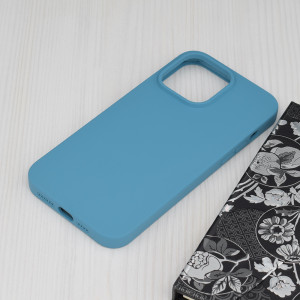 Husa telefon iPhone 14 Pro Max - Techsuit Soft Edge Silicone - Denim Blue - Img 3