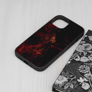 Husa telefon iPhone 14 - Techsuit Glaze Series - Red Nebula - Img 4