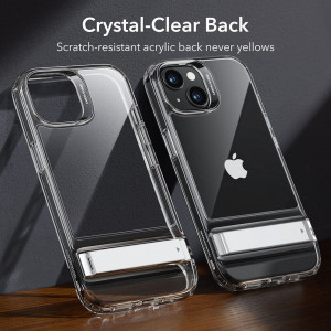 Husa telefon iPhone 15 Plus - ESR Air Shield Boost Kickstand - Clear - Img 2
