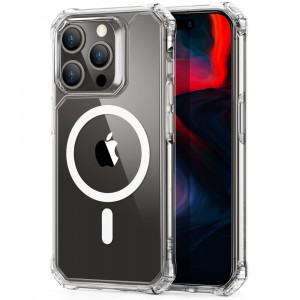 Husa telefon iPhone 15 Pro - ESR Air Armor HaloLock - Clear
