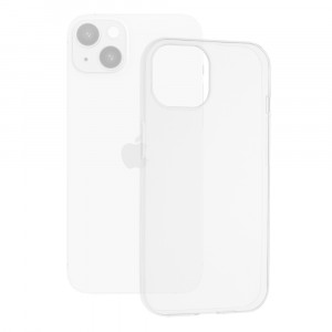 Husa telefon iPhone 15 - Techsuit Clear Silicone - Transparent - Img 1