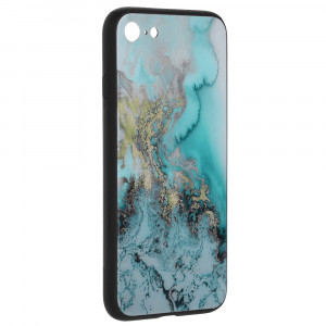 Husa telefon iPhone 7 / 8 / SE 2, SE 2020 / SE 3, SE 2022 - Techsuit Glaze Series - Blue Ocean - Img 4