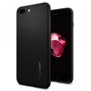 Husa telefon iPhone 7 Plus / 8 Plus - Spigen Liquid Air - Black - Img 1
