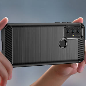 Husa telefon Motorola Moto G Play (2023) - Techsuit Carbon Silicone - Black - Img 3