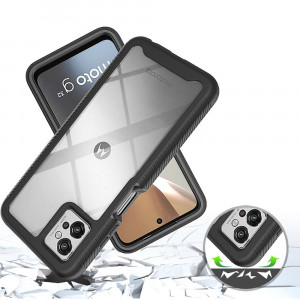 Husa telefon Motorola Moto G32 + Folie - Techsuit Defense360 Pro - Black - Img 3