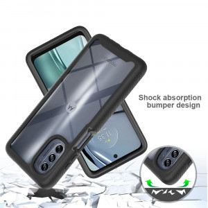 Husa telefon Motorola Moto G62 5G + Folie - Techsuit Defense360 Pro - Negru - Img 2