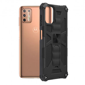 Husa telefon Motorola Moto G9 Plus - Techsuit Blazor Series - Black - Img 1
