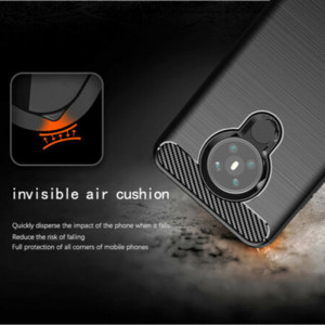 Husa telefon Nokia 5.3 - Techsuit Carbon Silicone - Black - Img 2