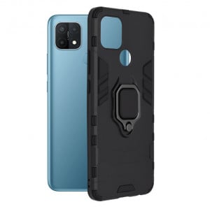 Husa telefon Oppo A15 / A15s - Techsuit Silicone Shield - Black - Img 1