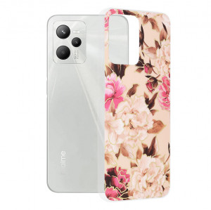 Husa telefon Realme C35 / Narzo 50A Prime - Techsuit Marble Series - Mary Berry Nude - Img 1