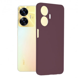 Husa telefon Realme C55 - Techsuit Soft Edge Silicone - Plum Violet - Img 1