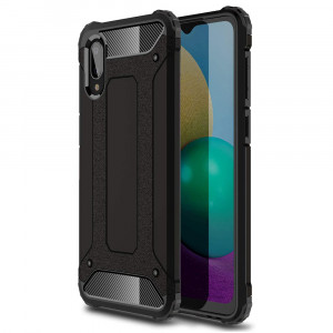 Husa telefon Samsung Galaxy A02 / M02 - Techsuit Hybrid Armor - Black - Img 1