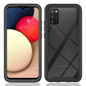 Husa telefon Samsung Galaxy A02s + Folie - Techsuit Defense360 Pro - Black - Img 3