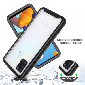 Husa telefon Samsung Galaxy A21s + Folie - Techsuit Defense360 Pro - Black - Img 4