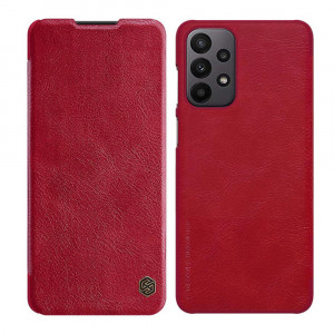 Husa telefon Samsung Galaxy A23 4G / A23 5G - Nillkin QIN Leather Case - Red - Img 3