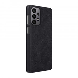 Husa telefon Samsung Galaxy A23 4G / A23 5G - Nillkin QIN Leather Case - Black - Img 2