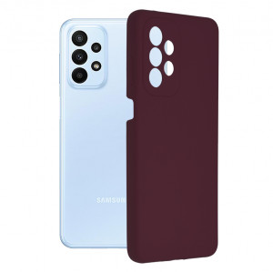 Husa telefon Samsung Galaxy A23 4G / A23 5G - Techsuit Soft Edge Silicone - Plum Violet - Img 1