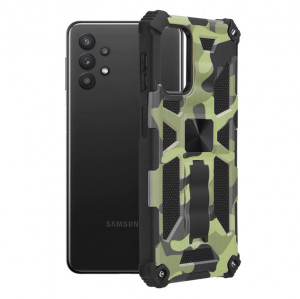 Husa telefon Samsung Galaxy A32 5G - Techsuit Blazor Series - Camo Lime - Img 1