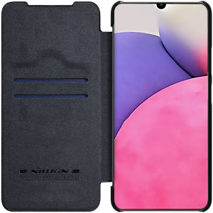 Husa telefon Samsung Galaxy A33 5G - Nillkin QIN Leather Case - Black - Img 3