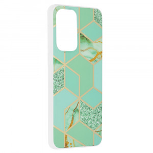 Husa telefon Samsung Galaxy A33 5G - Techsuit Marble Series - Green Hex - Img 2
