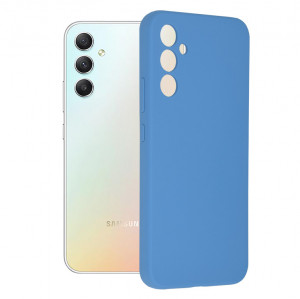 Husa telefon Samsung Galaxy A34 5G - Techsuit Soft Edge Silicone - Denim Blue - Img 1