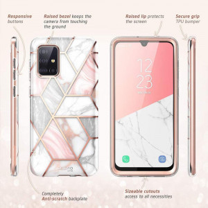 Husa telefon Samsung Galaxy A51 4G - I-Blason Cosmo - Marble - Img 4