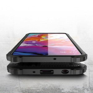 Husa telefon Samsung Galaxy A51 4G - Techsuit Hybrid Armor - Black - Img 2
