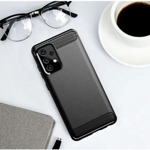 Husa telefon Samsung Galaxy A52 4G / A52 5G / A52s 5G - Techsuit Carbon Silicone - Black - Img 3