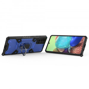 Husa telefon Samsung Galaxy A71 4G - Techsuit Honeycomb Armor - Blue - Img 2