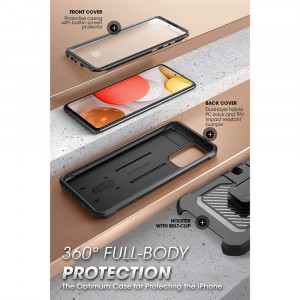 Husa telefon Samsung Galaxy A72 4G / A72 5G - Supcase Unicorn Beetle Pro - Black - Img 4