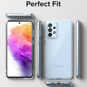 Husa telefon Samsung Galaxy A73 5G - Ringke Fusion - Clear - Img 3