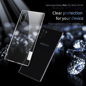 Husa telefon Samsung Galaxy Note 10 Plus 4G / Note 10 Plus 5G - Nillkin Nature TPU Case - Transparent - Img 4