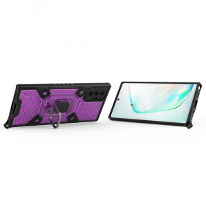 Husa telefon Samsung Galaxy Note 10 Plus / Note 10 Plus 5G - Techsuit Honeycomb Armor - Rose-Violet - Img 2