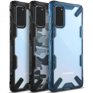 Husa telefon Samsung Galaxy S20 4G / S20 5G - Ringke Fusion X Design - Camo Black - Img 3