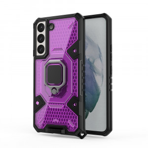 Husa telefon Samsung Galaxy S22 5G - Techsuit Honeycomb Armor - Rose-Violet - Img 2