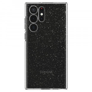 Husa telefon Samsung Galaxy S22 Ultra 5G - Spigen Liquid Crystal Glitter - Crystal Quartz - Img 2
