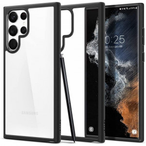 Husa telefon Samsung Galaxy S22 Ultra 5G - Spigen Ultra Hybrid - Matte Black