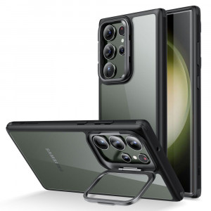 Husa telefon Samsung Galaxy S23 Ultra - ESR Classic Kickstand - Clear Black - Img 1