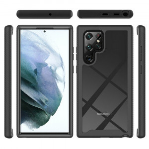 Husa telefon Samsung Galaxy S23 Ultra + Folie - Techsuit Defense360 Pro - Black - Img 2