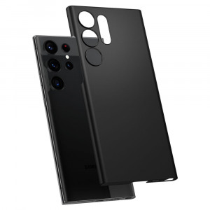 Husa telefon Samsung Galaxy S23 Ultra - Spigen Air Skin - Black - Img 4