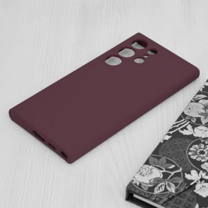 Husa telefon Samsung Galaxy S23 Ultra - Techsuit Soft Edge Silicone - Plum Violet - Img 3