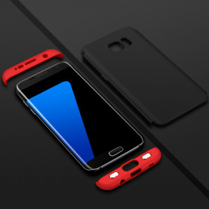 Husa telefon Samsung Galaxy S7 Edge + Folie - GKK 360 - Black - Img 3
