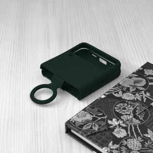 Husa telefon Samsung Galaxy Z Flip3 5G - Techsuit Soft Edge Silicone - Dark Green - Img 4