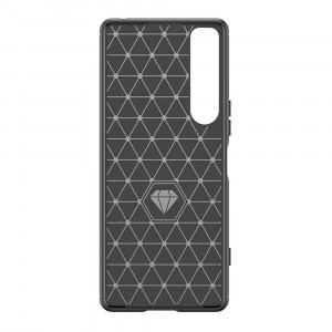 Husa telefon Sony Xperia 1 IV - Techsuit Carbon Silicone - Black - Img 2