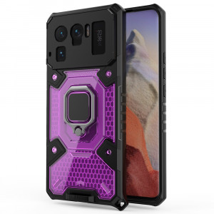 Husa telefon Xiaomi Mi 11 Ultra - Techsuit Honeycomb Armor - Rose-Violet - Img 1