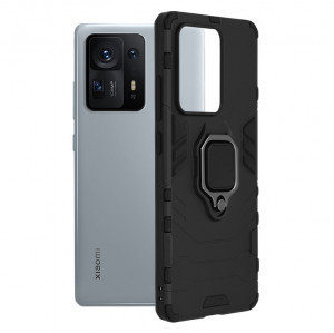 Husa telefon Xiaomi Mix 4 - Techsuit Silicone Shield - Black - Img 1